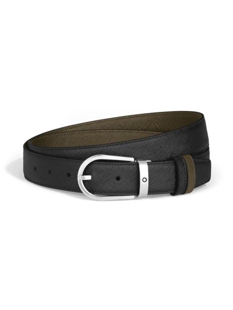 HORSESHOE 30 MM REVERSIBLE BELT IN SARTORIAL LEATHER