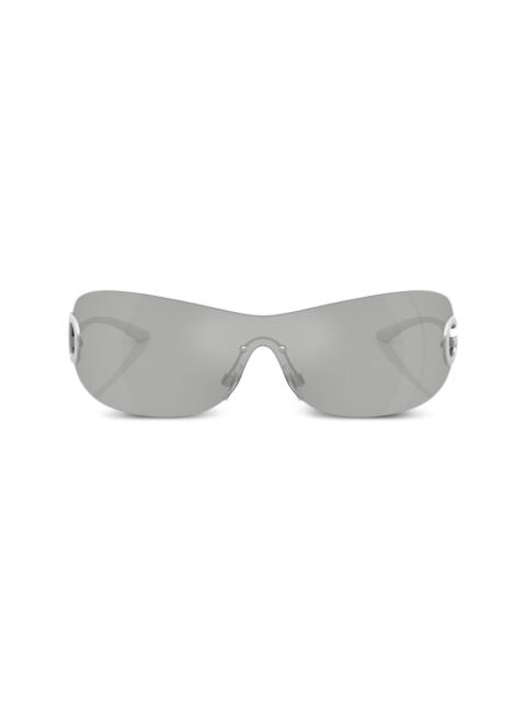 shield-frame sunglasses