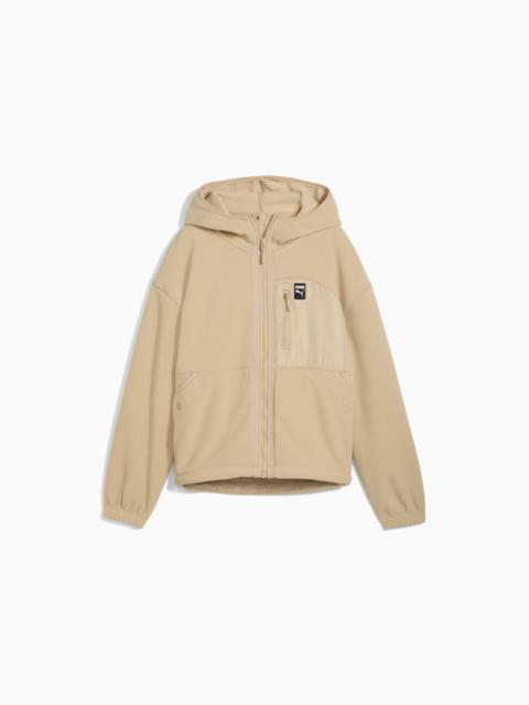 Polar Fleece Hooded Jacket Women