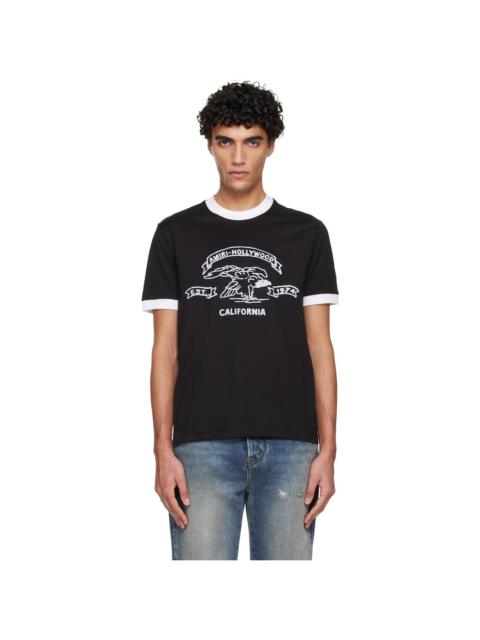 Black AMIRI Eagle Ringer T-shirt