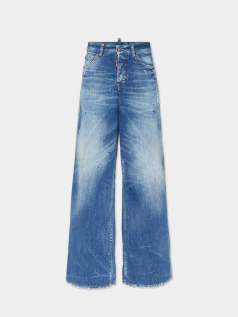 LIGHT CLEAN BABY BLUE WASH TRAVELLER JEANS