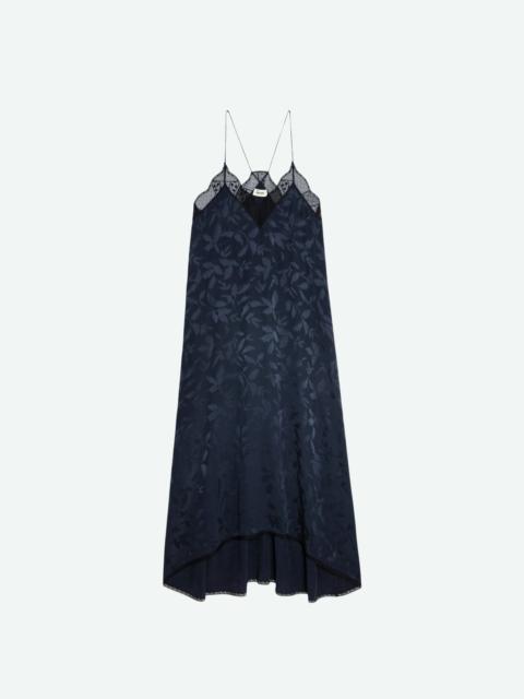 Risty Silk Jacquard Dress