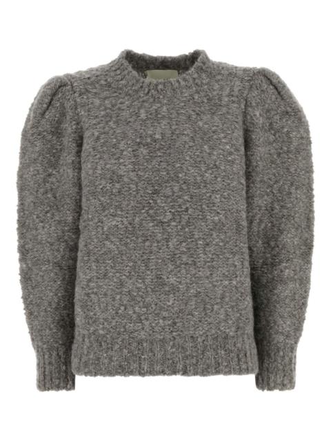 Emma puffed-sleeve sweater