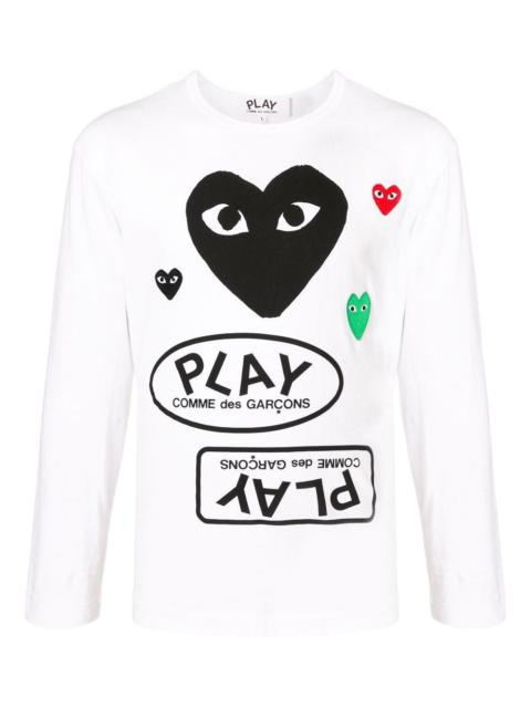 heart-logo long-sleeve t-shirt