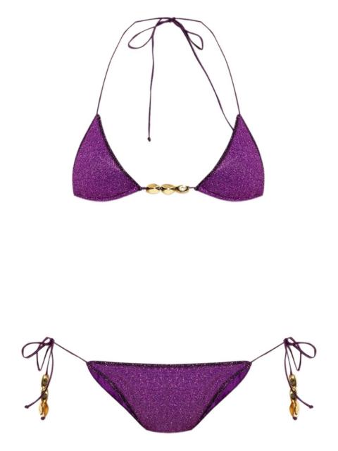 glitter-detailing bikini
