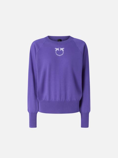 SWEATER WITH LOVE BIRDS LOGO