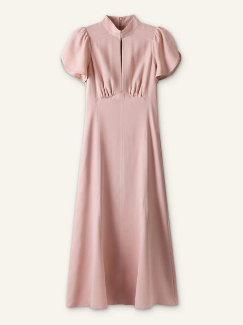 Topstitch Midi Dress