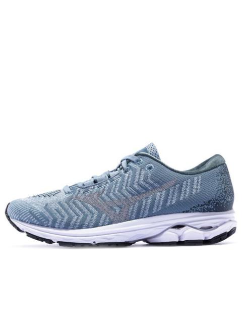 (WMNS) Mizuno Wave Rider Waveknit 3 'Grey Blue' J1GD192939