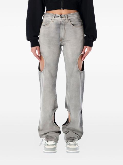 Meteor cut-out jeans