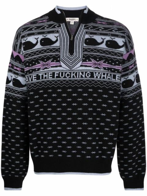 Save The Whales jumper