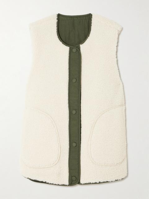 Audrea Reversible Fleece And Quilted Shell Vest