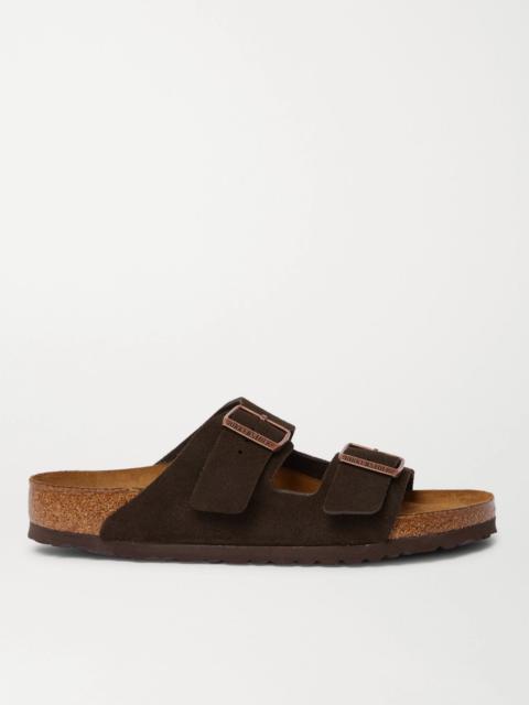 Arizona Suede Sandals Dark brown