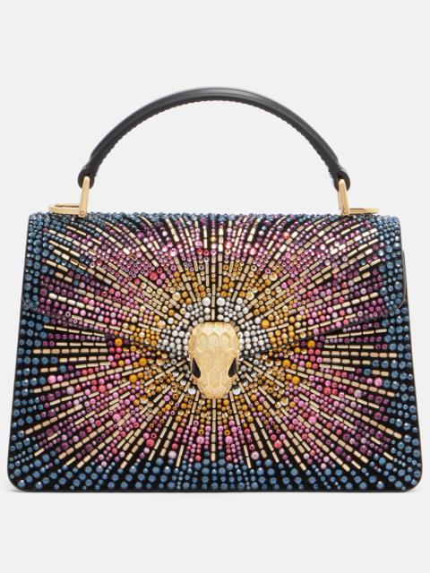 Serpenti Forever Mini leather top-handle bag