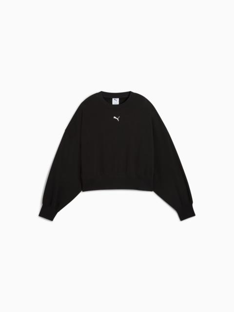 Wardrobe Essentials Women's Oversized Crew Sweatshirt