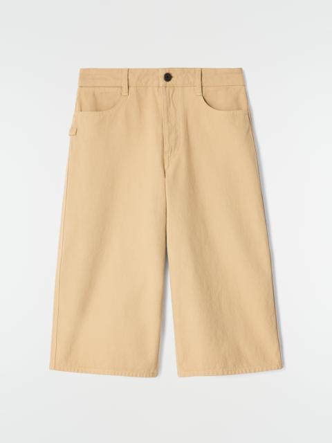 FIVE-POCKET BERMUDA SHORTS IN HEAVY GARMENT-DYED BROKEN TWILL
