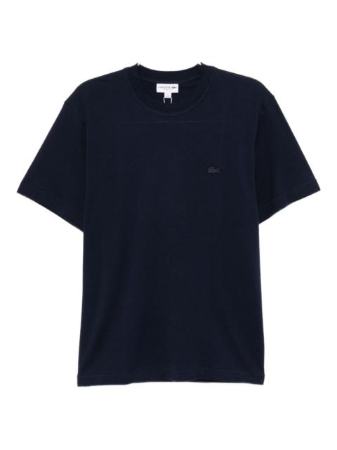 logo-embroidered T-shirt
