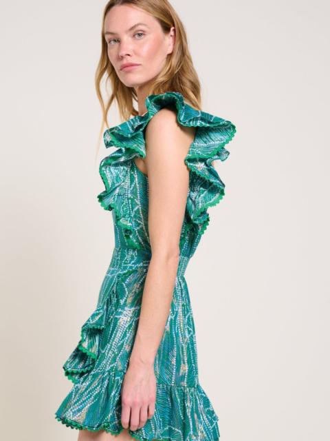 Mini Dress Corinne - Green Akoya