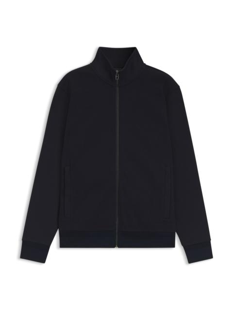 REGULAR-FIT ZIP-UP SWEATSHIRT IN STRETCH COTTON