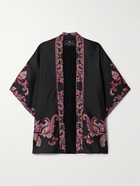 Printed Silk-twill Shirt
