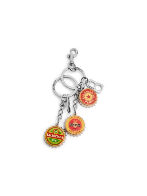 Men's Charm/keychain Beer Caps in Multicolor