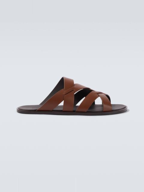 Marvin leather sandals