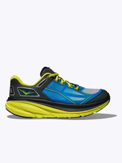 Clifton One9 Shoes in Hoka Blue/Hoka Citrus
