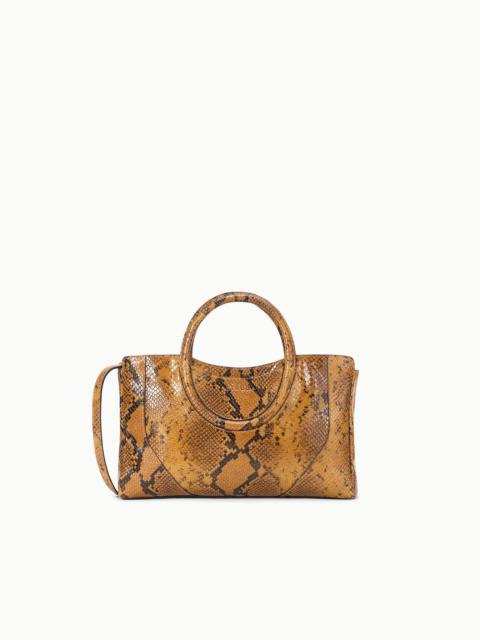 STAUD MAUDE MINI SATCHEL BAG SNAKE