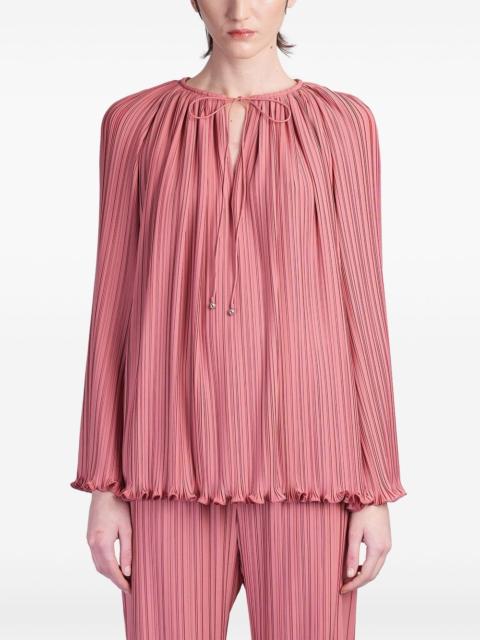 plissé blouse