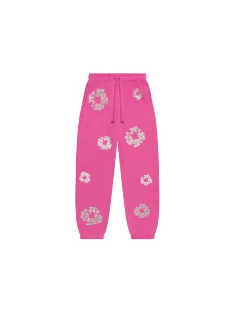 Denim Tears Cashmere Swarovski Cotton Wreath Sweatpants Pink