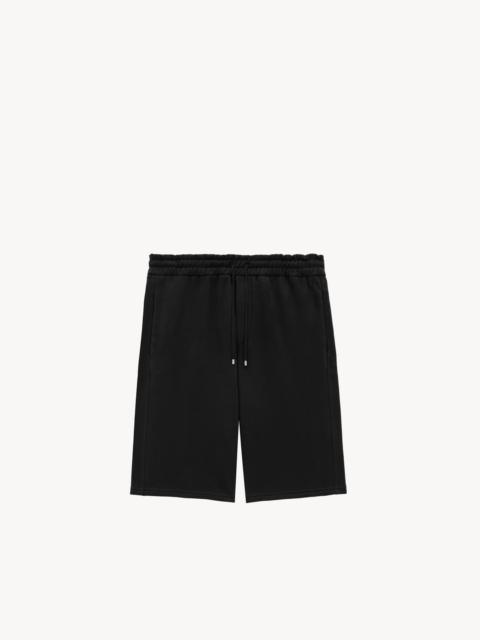 CASSANDRE BERMUDA SHORTS IN COTTON FLEECE