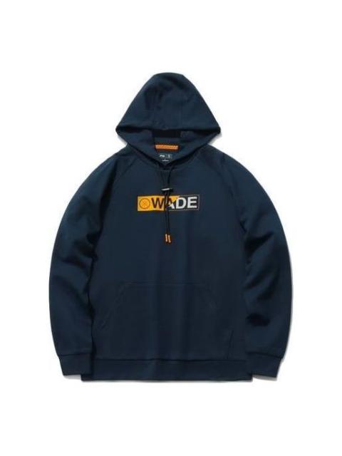 Li-Ning Wade Logo Hoodie 'Midnight Navy' AWDR037-5