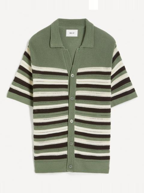 Lars Striped Polo Cardigan
