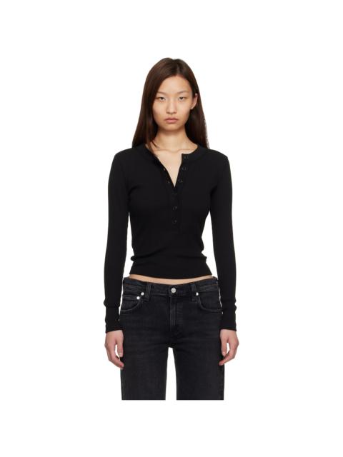 Black Varra Henley T-shirt