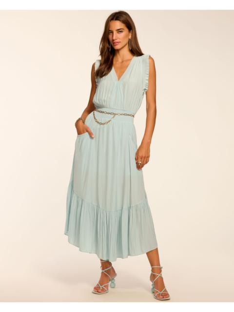 Coco Smocked Sleeveless Midi Dress