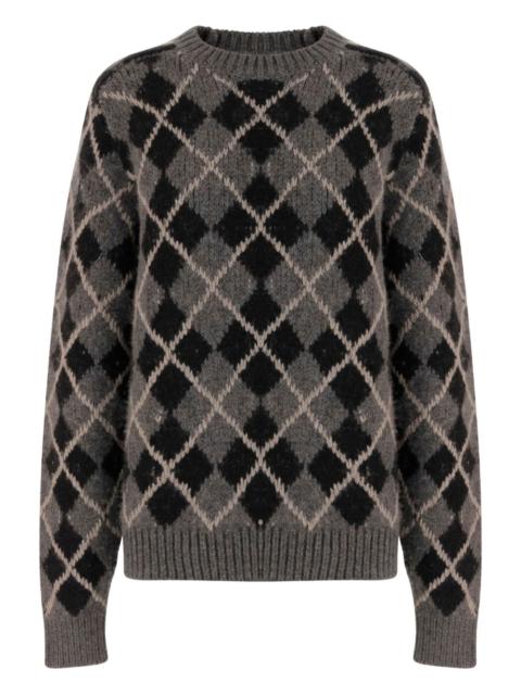 geometric-pattern sweater