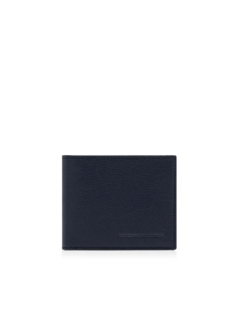 SUPPLE GRAIN LEATHER ELONGATED T LINE CLASSIC BIFOLD WALLET