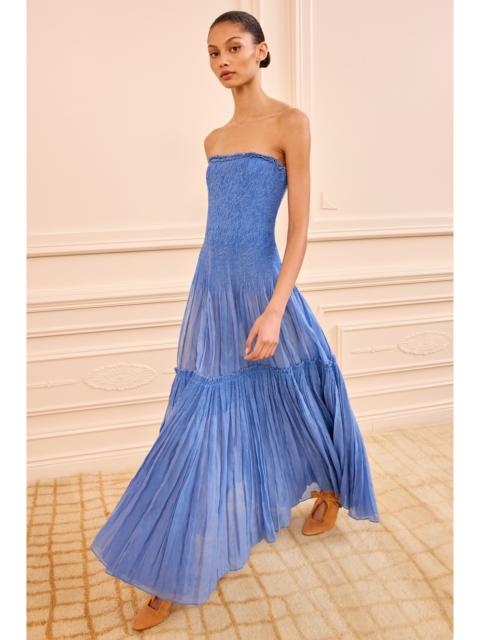 Nora Strapless Smocked Dress