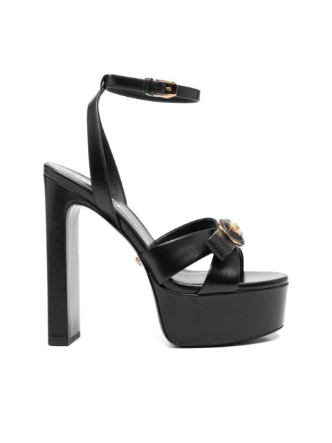 140mm Gianni Ribbon sandals