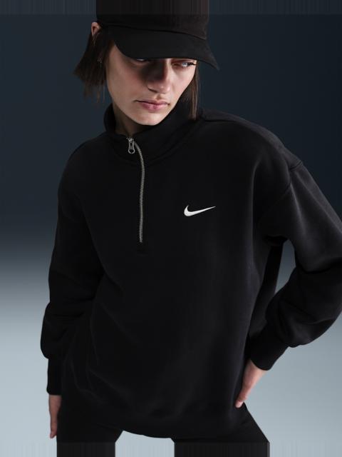 Nike Sportswear Phoenix Fleece Women's Oversized 1/4-Zip Long Sweatshirt