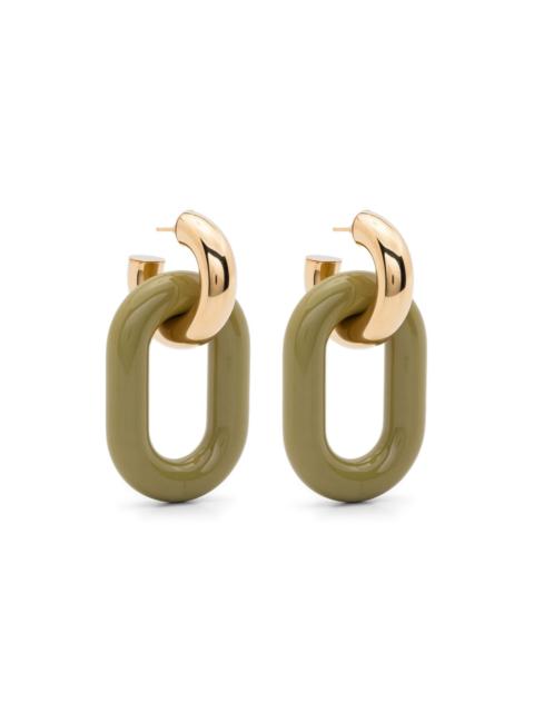 chunky chain-link earrings