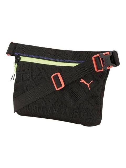 PUMA x CENTRAL SAINT MARTINS Knit Waist Bag 'Black Orange Green' 077228-01