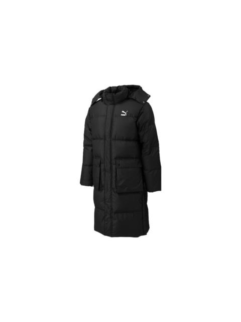 PUMA Teamliga Long Down Coat 'Black' 539572-01