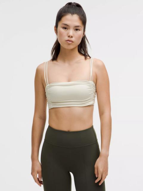 Ruched Yoga Bra Shimmer *Light Support, A/B Cup
