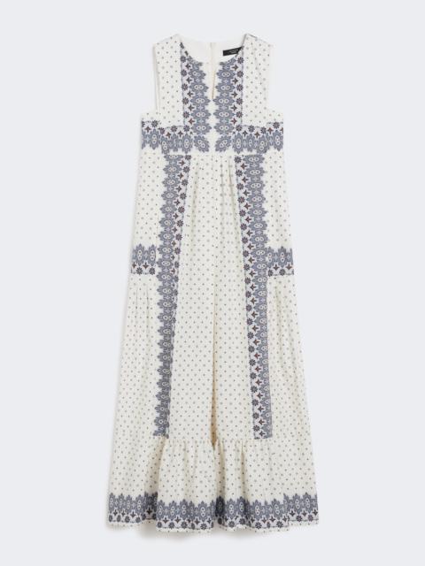 MANILA Printed poplin dress