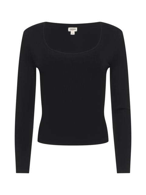 Scarlet Scoopneck Tee