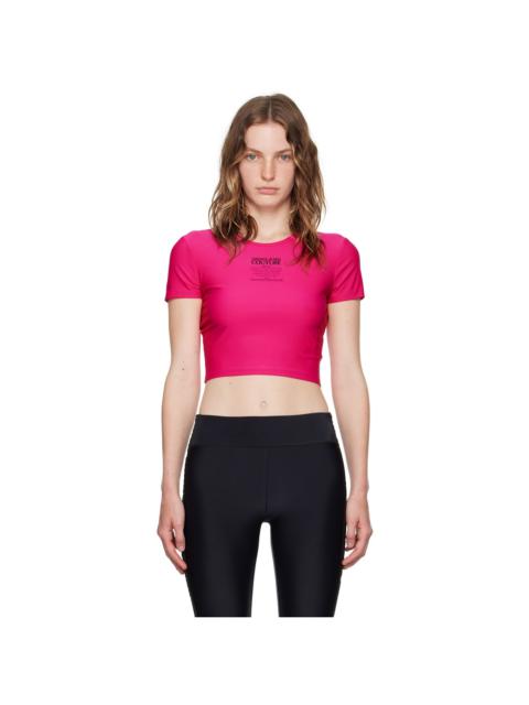 Pink Printed Logo T-Shirt