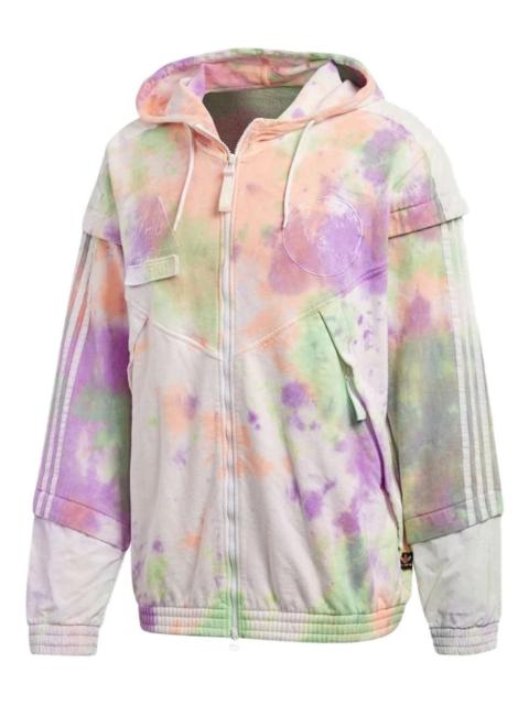 x Pharrell Williams Hu Holi tie-dye windbreaker jacket