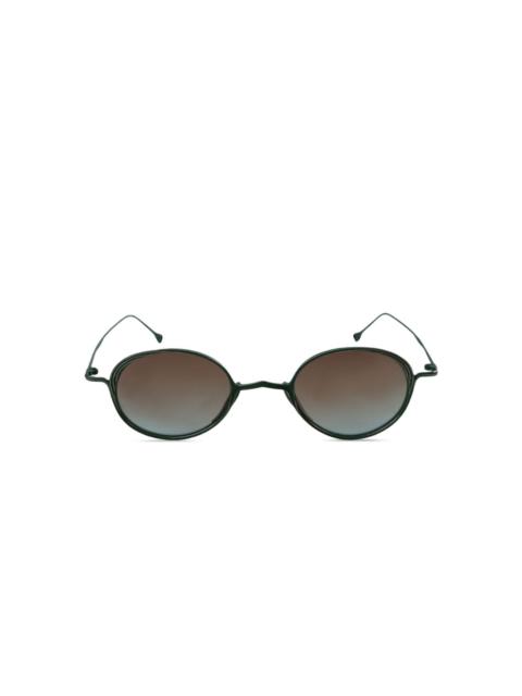 oval-frame sunglasses