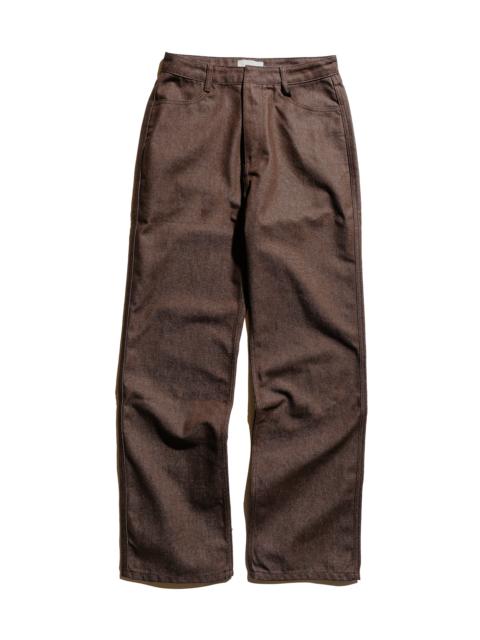 Men's Color Indigo Denim Brown
