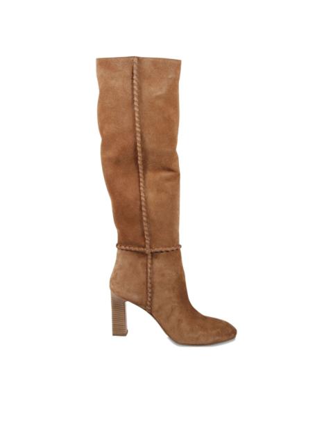 braided-detail boots